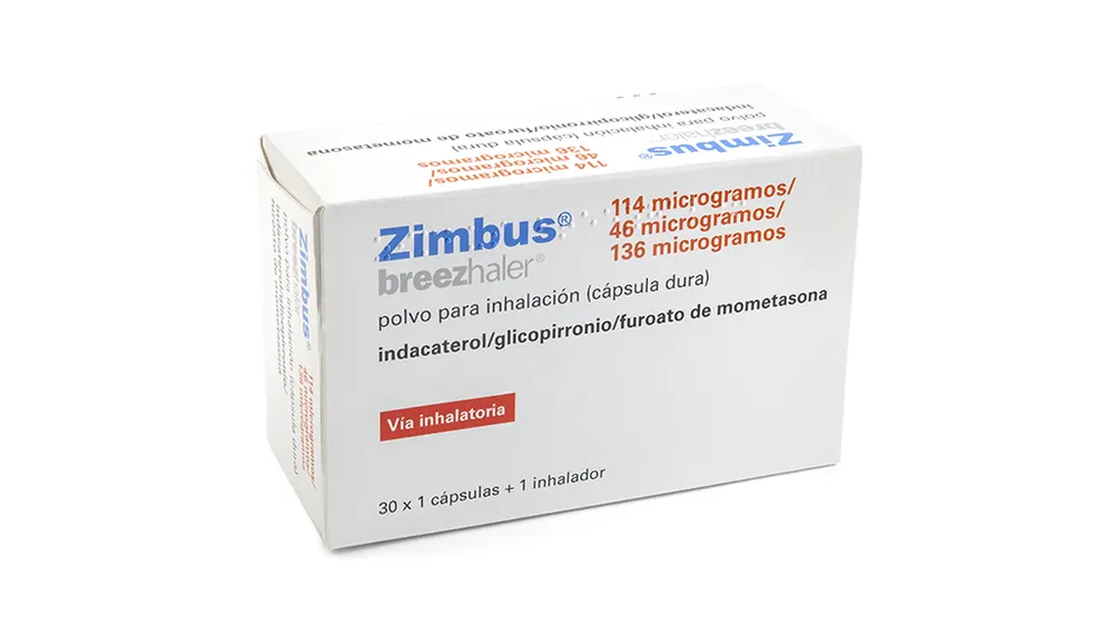 Zimbus Breezhaler 114 microgrammi/46 microgrammi/136 microgrammi polvere per inalazione (capsula dura) polvere per inalazione, in capsule rigide