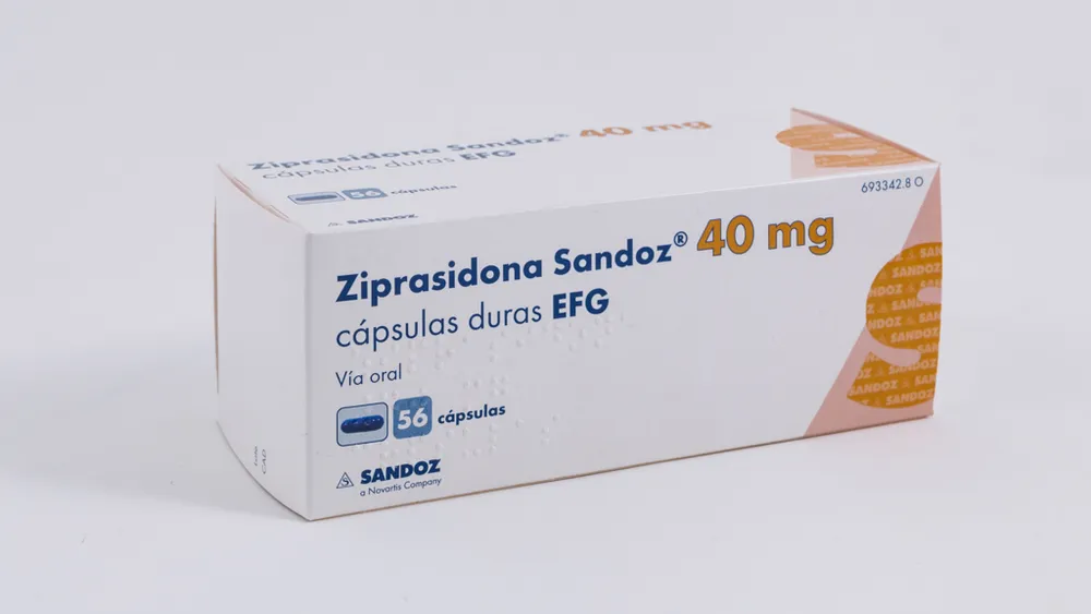 Ziprasidone Sandoz 40 mg hard capsules EFG capsules, hard