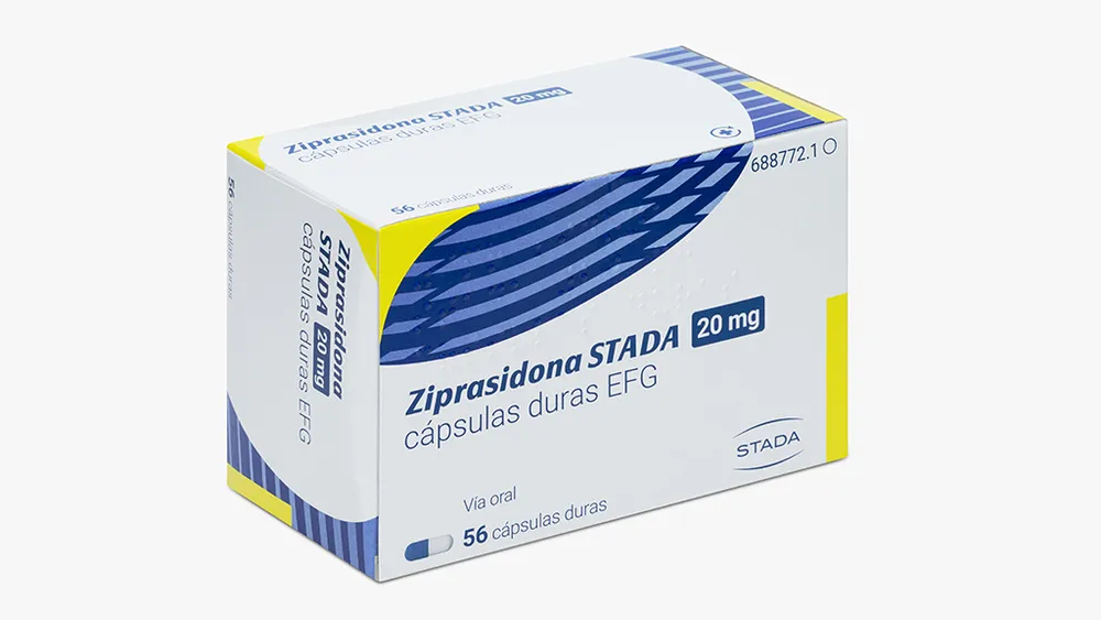 Ziprasidone Stada 20 mg capsule rigide EFG capsule, rigide