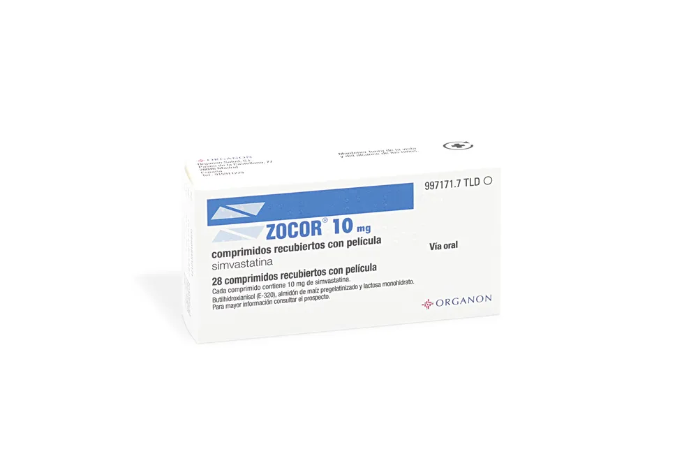 ZOCOR 10 mg COMPRIMIDOS RECUBIERTOS CON PELICULA COMPRIMIDO RECUBIERTO CON PELÍCULA