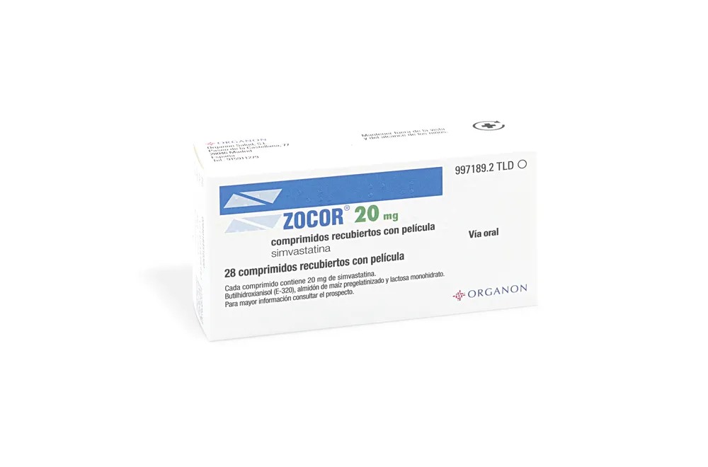Zocor 20 mg film-coated tablets tablets, film-coated