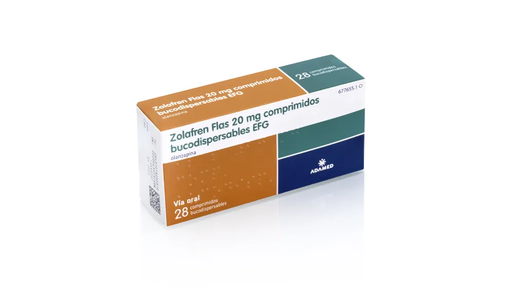 Zolafren 20 mg orodispersible tablets EFG tablets, buccodispersable