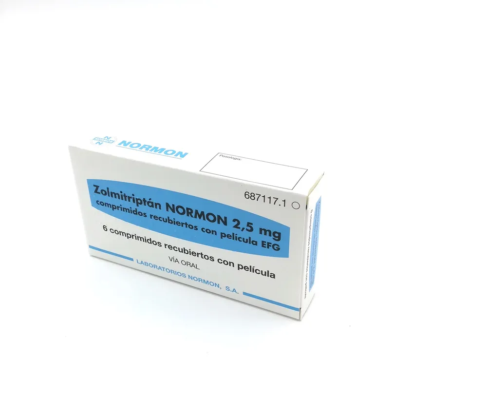 Zolmitriptan Normon 2.5 mg film-coated tablets EFG tablets, film-coated