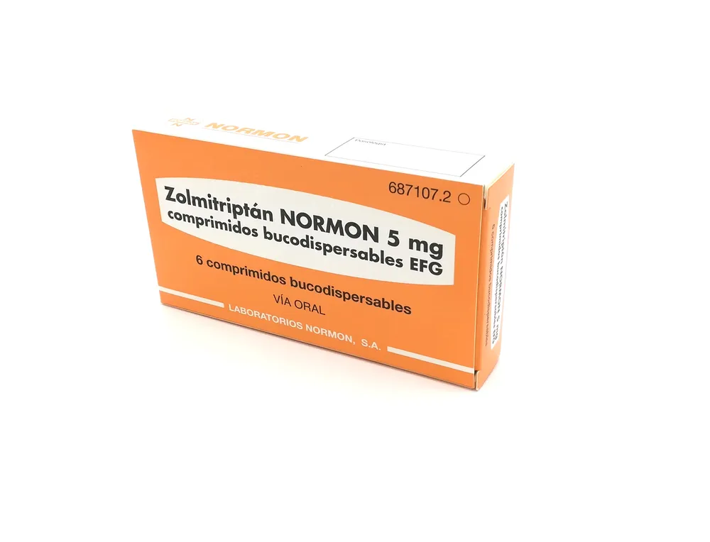 Zolmitriptano Normon 5 mg compresse bucodispersabili EFG compresse, bucodispersabili