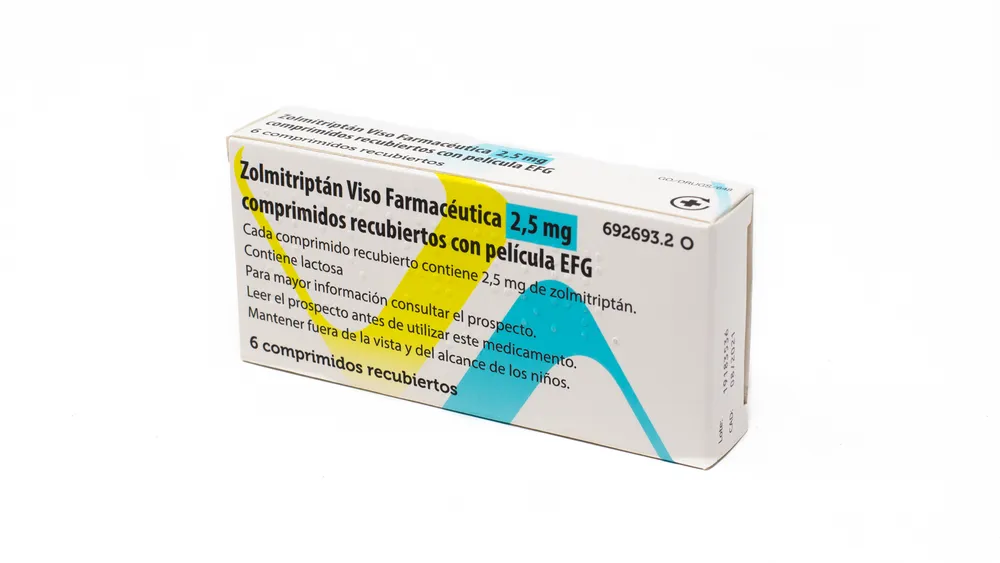 Zolmitriptan Viso Farmaceutica 2.5 mg film-coated tablets EFG tablets, film-coated