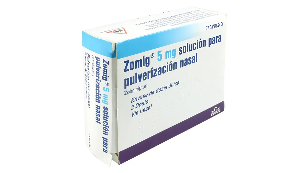 Zomig 5 mg nasal spray solution solution, nasal spray