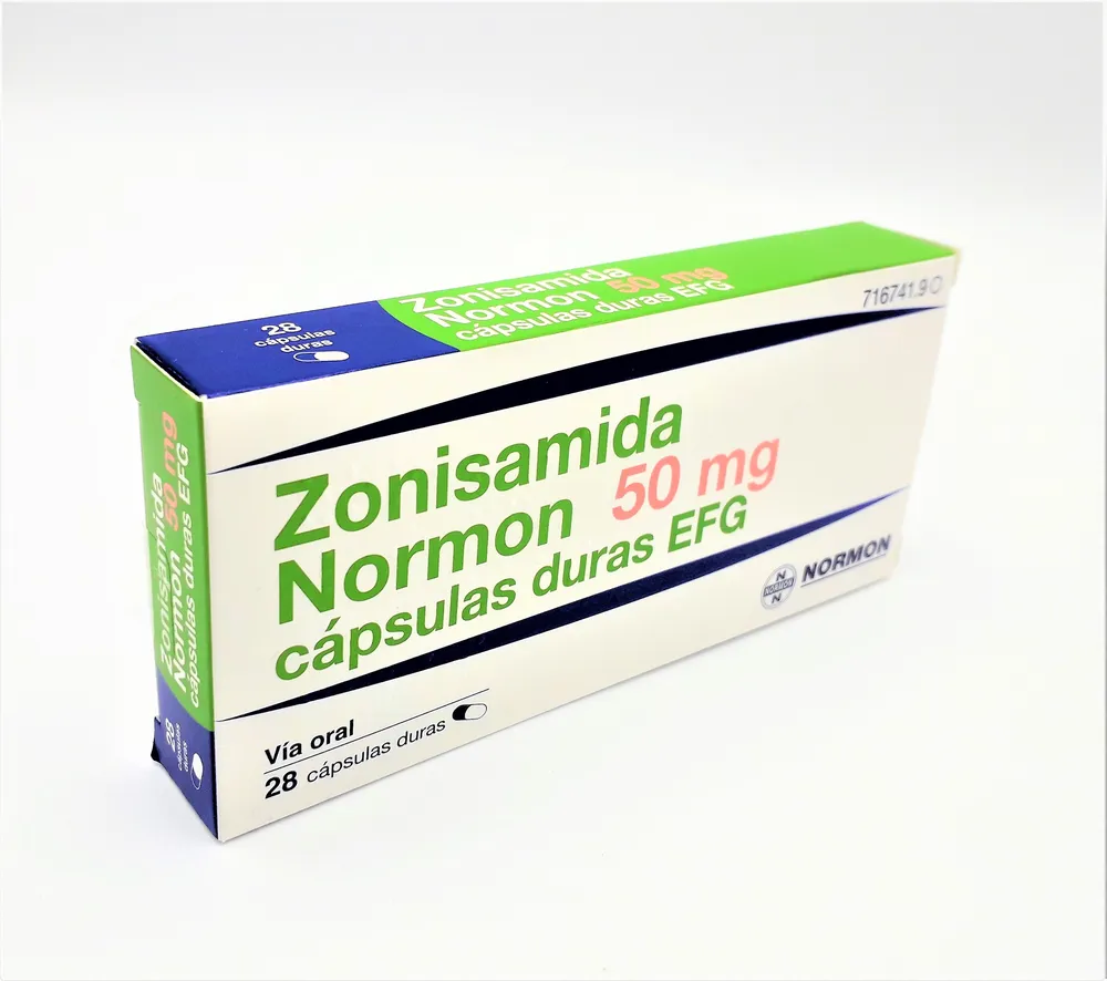 Zonisamide Normon 50 mg capsule rigide EFG capsule, rigide
