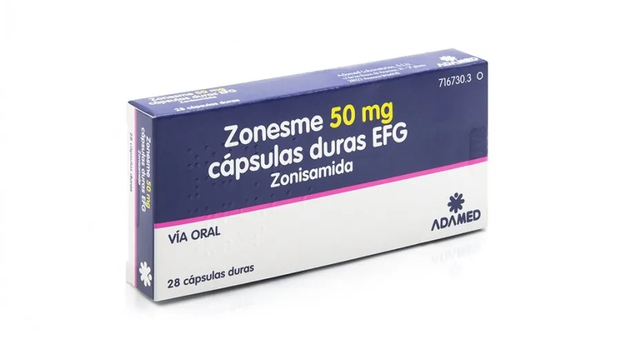 Zonisamide Teva 50 mg capsule rigide EFG capsule, rigide