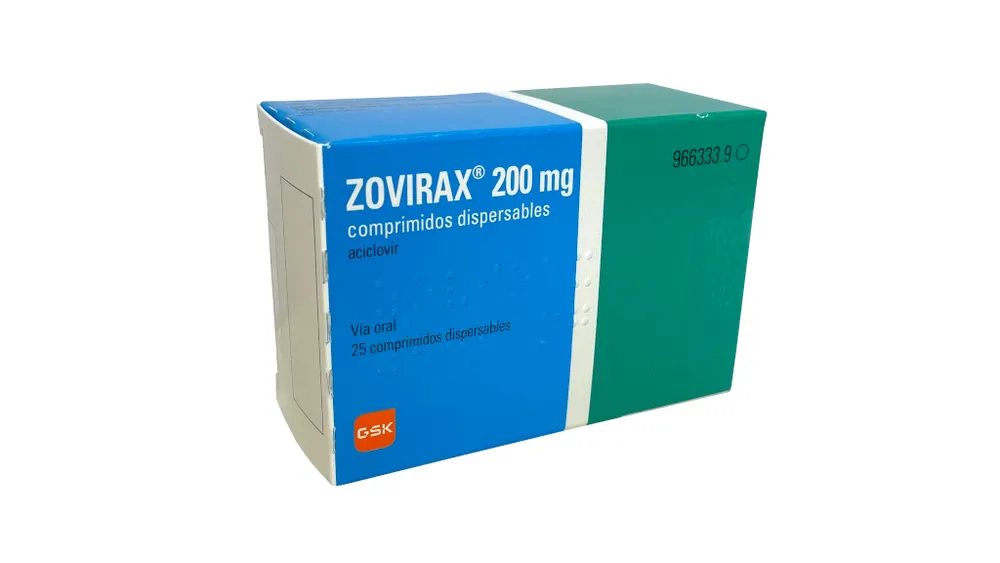 Zovirax 200 mg dispersible tablets tablets, dispersible