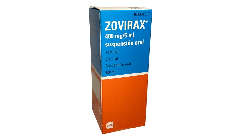 Zovirax 400 mg/5 ml oral suspension suspension, oral