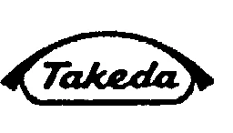 Logotipo negro de Takeda encerrado en el