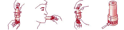 Technical drawing showing four phases for the