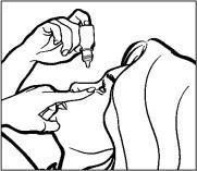 Black and white drawing of a person with their mouth open while a