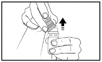 Two hands lifting upwards