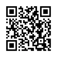 Квадратний QR-код із дрібними чорними модулями на білому тлі з трьома великими квадратами позиціонування в кутах