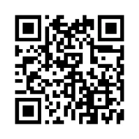 Квадратний QR-код, складений із дрібних чорних модулів на білому тлі для