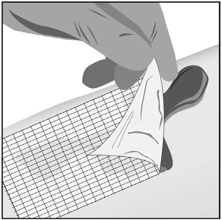 A hand lifting the