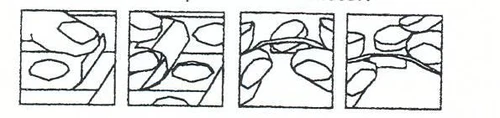 Four sequential diagrams showing the