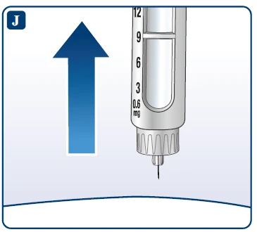 Blue arrow pointing away