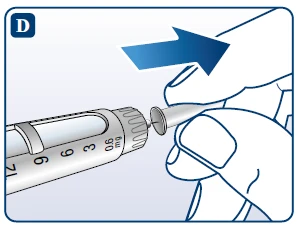 Illustration showing a hand moving a protective shield away