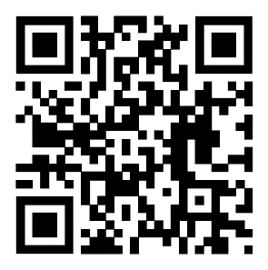Código QR cuadrado compuesto por una trama de pequeños módulos negros sobre fondo blanco con tres grandes cuadrados de posicionamiento en las esquinas