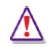 Warning symbol with a thick purple-bordered triangle containing a red exclamation mark on a white background