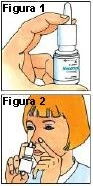 Una mano tiene un frasco con gotero y una persona con cabello rubio que utiliza el mismo frasco para el