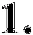 Large black number one with a shaded effect and stylized on a white background