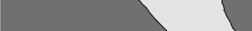 Stylized black and white drawing showing a cross-section of tissue with an irregular, dark shape on a gray background