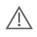 Warning symbol consisting of a black exclamation mark