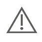 Warning symbol consisting of a black exclamation mark