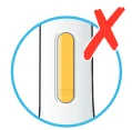 Illustration of a medical device with a yellow control window at the