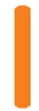 A vertical bar of uniform orange color on a white background