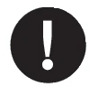 Símbolo de advertencia con un signo de exclamación blanco en el interior