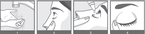 Cuatro ilustraciones numeradas muestran el lavado de manos, la