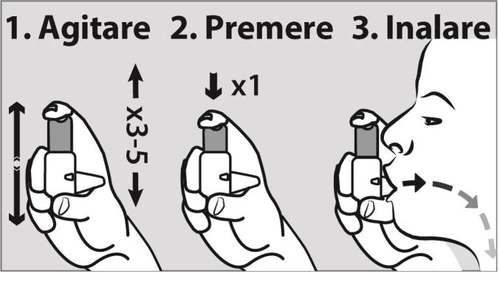 Three steps illustrated: shake the