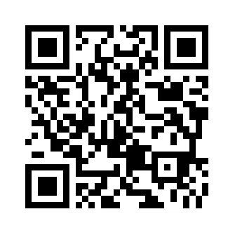Square QR code composed of a matrix of small black modules on a white background with three large positioning squares at the corners