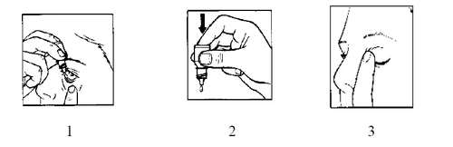 Три послідовні малюнки показують л