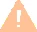 Warning symbol with a white exclamation mark inside