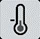 Icono estilizado de un termómetro con una línea horizontal junto a él que indica una temperatura bajo cero sobre fondo gris claro