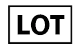 Word LOT written in bold black capital letters