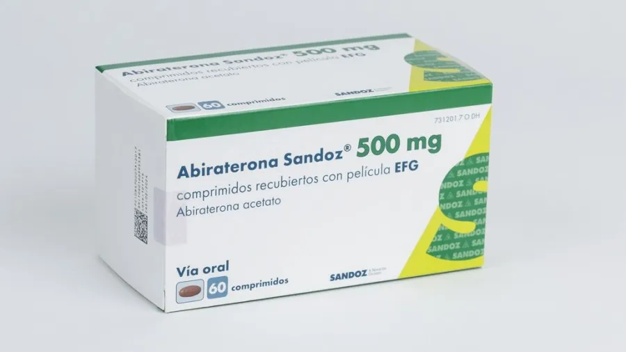 Abiraterona Sandoz comprimidos, recubiertos con película