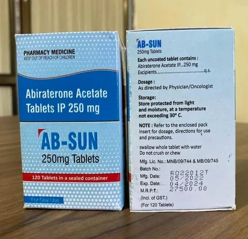 Abiraterone Sun tablets, film-coated