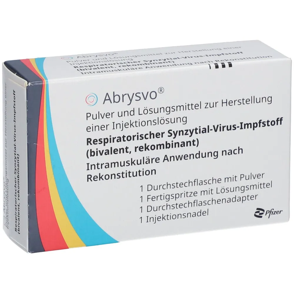 Abrysvo solution for injection, powder and solvent