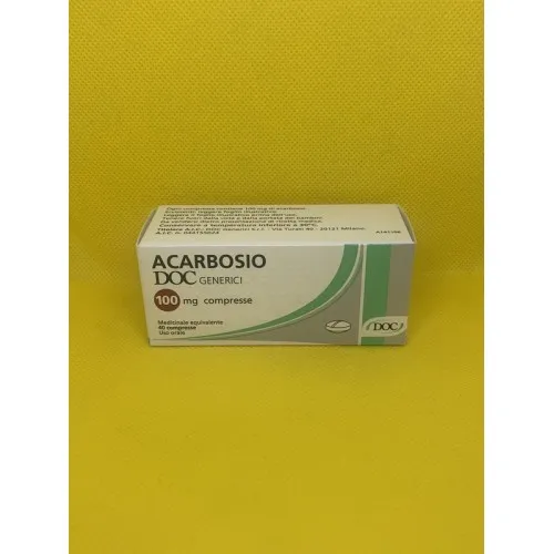 Acarbosa Doc Generici comprimidos