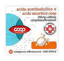 Ácido acetilsalicílico y ácido ascórbico Coop comprimidos efervescentes