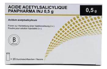 Ácido acetilsalicílico Panpharma polvo y disolvente para solución inyectable