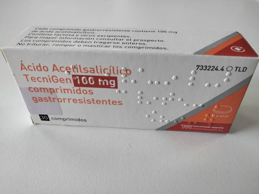 Acetylsalicylic acid Tecnigen tablets, enteric-coated
