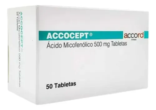 Ácido micofenólico Accord comprimidos, recubiertos con película gastroresistentes