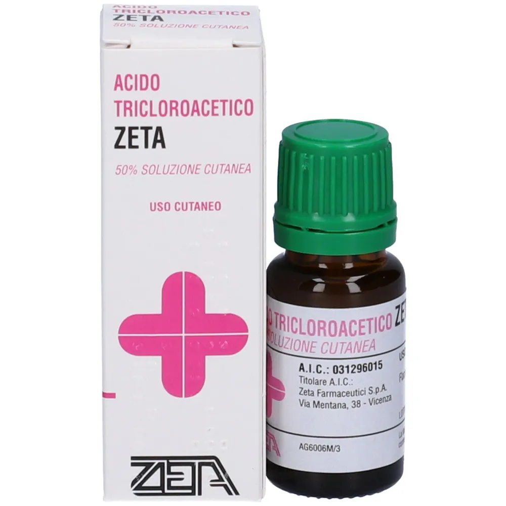 Ácido tricloroacético Zeta solución, tópica